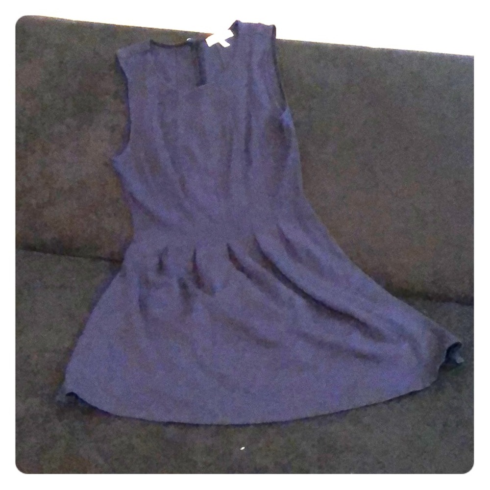 Navy Fit and Flare dress